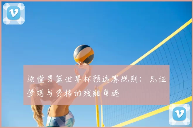 读懂男篮世界杯预选赛规则:见证梦想与资格的残酷角逐